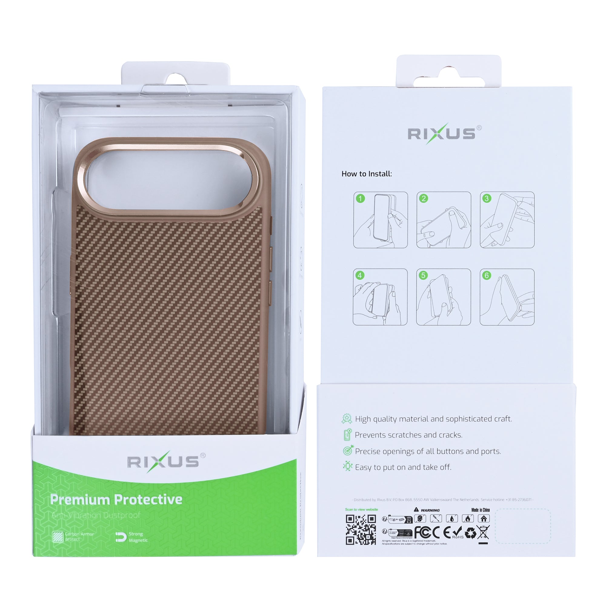 Rixus Mag Carbon With MagSafe For iPhone 17 Air