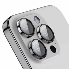 Rixus Metal Shield Kamera-Panzerglas für iPhone 16, 16 Plus, 17