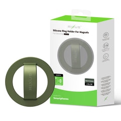 Rixus RXPH50D Silicone Ring Holder For Magsafe Dark