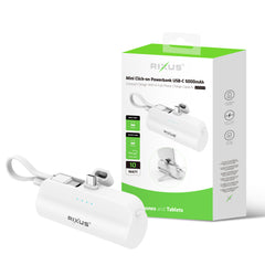 Rixus RXPB Mini Click-On Powerbank USB-C