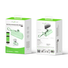 Rixus RXPB98G Mini Click-On Powerbank USB-C