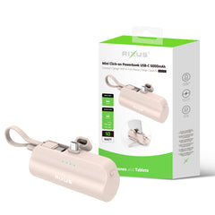 Rixus RXPB98P Mini Click-On Powerbank USB-C