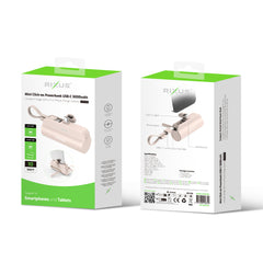 Rixus RXPB98P Mini Click-On Powerbank USB-C