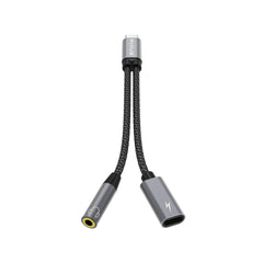 Rixus RXMU72 USB-C auf USB-C und 3,5 mm Klinke Splitter 15 cm