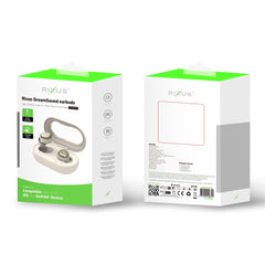 Rixus RXBH14O Schlaf-Ohrstöpsel mit ausgeschaltetem Noise Cancelling