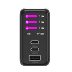 Rixus RXHC50 GaN-Netzteil mit TFT-Bildschirm Space
