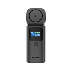 Rixus RXPB15 Magnetische Powerbank 15000 mAh mit TFT-Bildschirm Dunkel