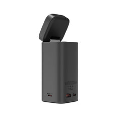 Rixus RXPB15 Magnetische Powerbank 15000 mAh mit TFT-Bildschirm Dunkel