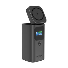 Rixus RXPB15 Magnetische Powerbank 15000 mAh mit TFT-Bildschirm Dunkel