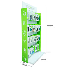 Rixus RXDP02 einseitiges modulares Display-Stativ (Selbstmontage)