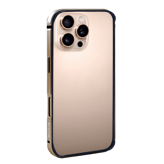 Rixus Crash Guard Case For Apple iPhone 16 Pro Desert Titanium