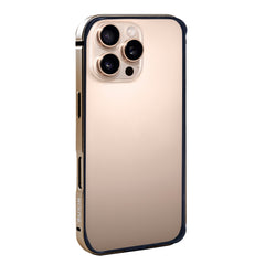 Rixus Crash Guard Case For Apple iPhone 16 Pro Desert Titanium