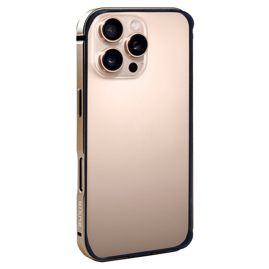 Rixus Crash Guard Case For Apple iPhone 16 Pro Max Desert Titanium