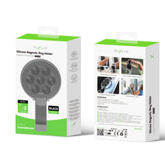 Rixus RXPH60B Silicone Magnetic Ring Holder