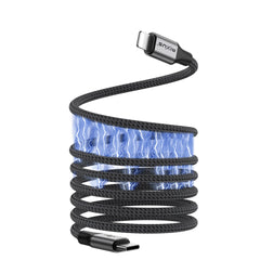 Rixus RXUC66L Magnetisches Ladekabel USB-C auf Lightning 100cm 18W