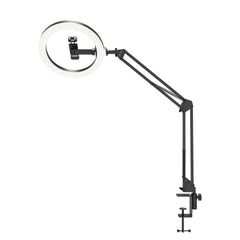 Rixus RXLG30 Ringlicht mit Schreibtischhalterung 10 Zoll