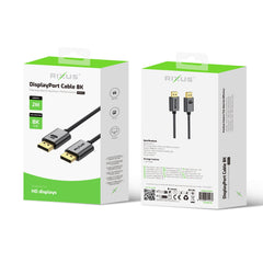 Rixus RXDP12 DisplayPort Kabel 8K 200cm