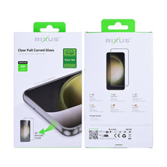 Rixus Klares HD Panzerglas mit vollständig abgerundeten Kanten für Google Pixel 10a