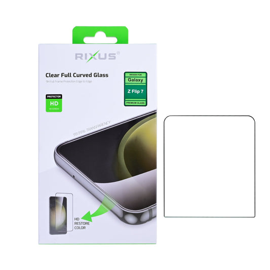 Rixus Clear HD Panzerglas für Samsung Galaxy Z Flip7