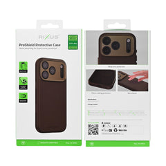 Rixus ProShield Case für Apple iPhone 16 Pro Max Dunkel