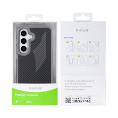 Rixus Mag Carbon mit MagSafe-Kompatibilität für Samsung Galaxy S26 Titangrau