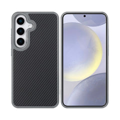 Rixus Mag Carbon mit MagSafe-Kompatibilität für Samsung Galaxy S26 Plus Titangrau