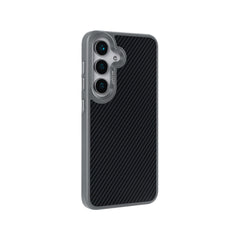 Rixus Mag Carbon mit MagSafe-Kompatibilität für Samsung Galaxy S26 Plus Titangrau