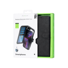 Rixus Duo Magnetisches abnehmbares Portemonnaie für Samsung Galaxy S26 Ultra Schwarz