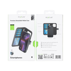 Rixus Duo Magnetisches abnehmbares Portemonnaie für Samsung Galaxy S26 Ultra Schwarz