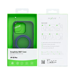Rixus SnapGrip 360 Hülle für Apple iPhone 15 Pro