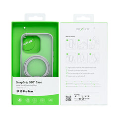 Rixus SnapGrip 360 Hülle für Apple iPhone 15 Pro Max