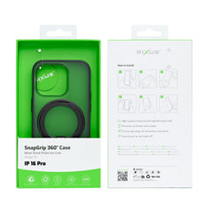 Rixus SnapGrip 360 Hülle für Apple iPhone 16 Pro