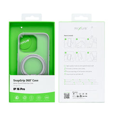 Rixus SnapGrip 360 Hülle für Apple iPhone 16 Pro