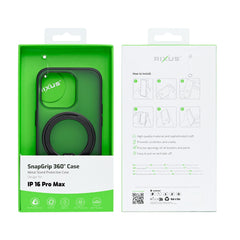 Rixus SnapGrip 360 Hülle für Apple iPhone 16 Pro Max
