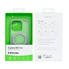 Rixus SnapGrip 360 Hülle für Apple iPhone 16 Pro Max