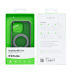Rixus SnapGrip 360 Hülle für Apple iPhone 16 Pro Max
