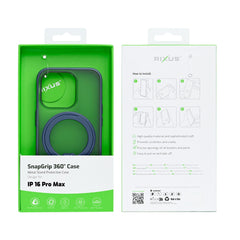 Rixus SnapGrip 360 Hülle für Apple iPhone 16 Pro Max