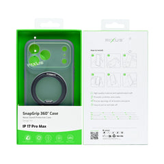 Rixus SnapGrip 360 Hülle für Apple iPhone 17 Pro Max
