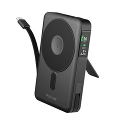 Rixus RXPB77A MagSafe kompatible Powerbank 10000 mAh 35W Schwarz