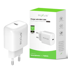 Rixus RXHC01D Ladegerät mit USB-C 20W (Thekendisplay 02)