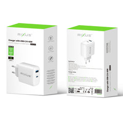 Rixus RXHC03D Ladegerät mit USB-C/A 45W (Thekendisplay 02)