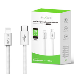 Rixus RXUC15LD USB-C-auf-Lightning-Kabel 27 W (Thekendisplay 02)