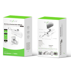Rixus RXPB98WD Mini Click-On Powerbank USB-C 5000mAh (Thekendisplay 02)