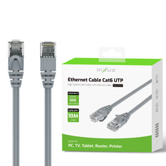 Rixus RXUTP10 Ethernet-Kabel Cat 6 UTP 10 Meter