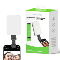 Rixus RXLG50 Tragbares Selfie-Licht für Smartphones