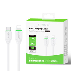 Rixus RXUC18L USB-C auf Lightning Schnellladekabel