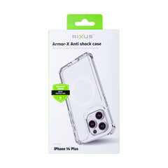 Rixus For iPhone 14 Plus Armor-X Anti Shock Case With MagSafe