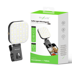 Rixus RXLG48 Selfie-Licht für Fotografie, TikTok, Vlogs, Videos