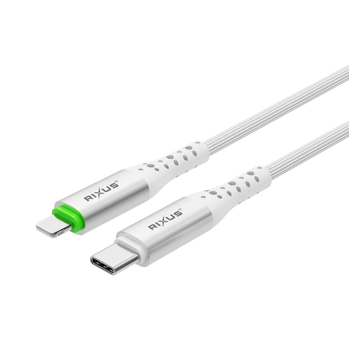 Rixus RXUC21L Auto Disconnect USB-C To Lightning Cable