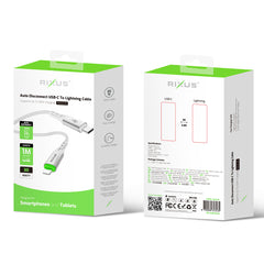 Rixus RXUC21L USB-C-auf-Lightning-Kabel mit automatischer Trennung